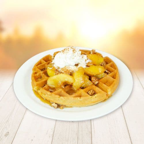 Caramel Apple Walnut Waffle