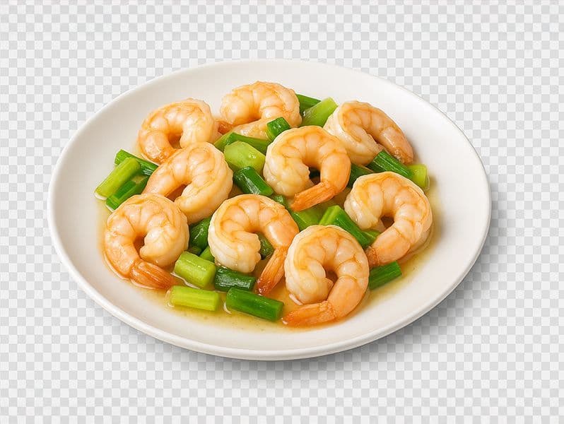 Stir-Fried Shrimp 清炒虾仁