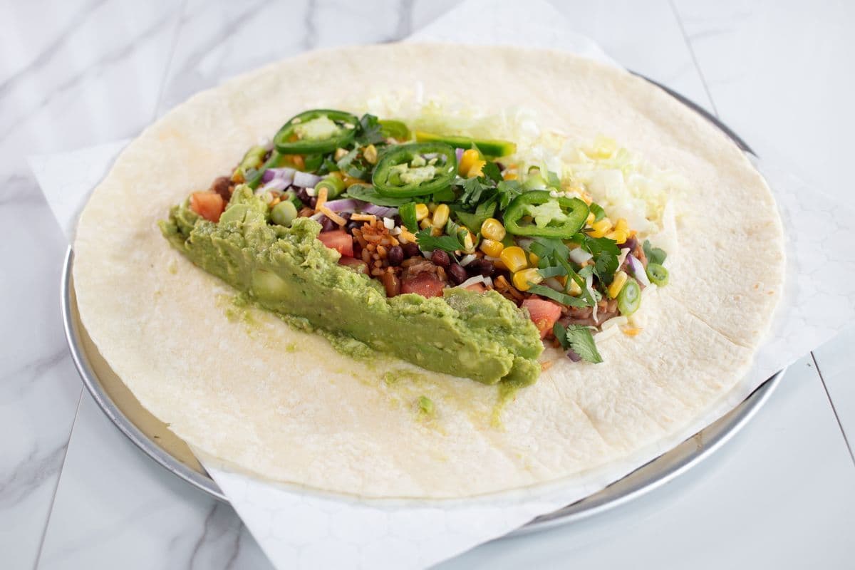 Vegetarian with Bean and Cheese Burrito