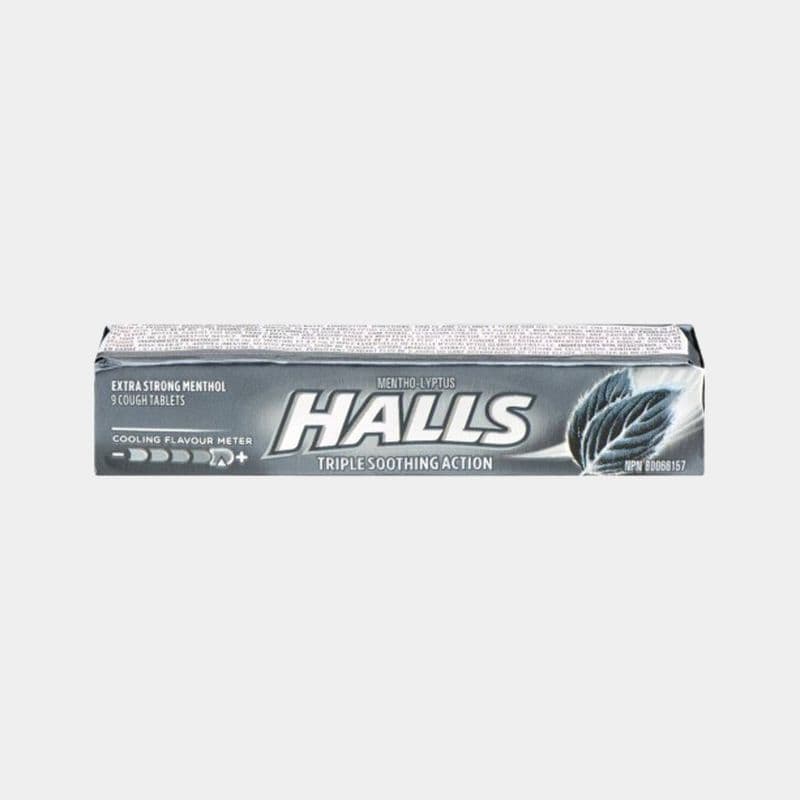 Halls Mento-Lyptus, Extra Strong Menthol (9 Units)