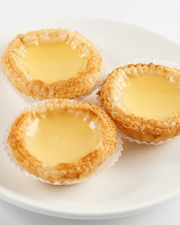 40. Baked Egg Custard Tarts 40. 酥皮雞蛋撻