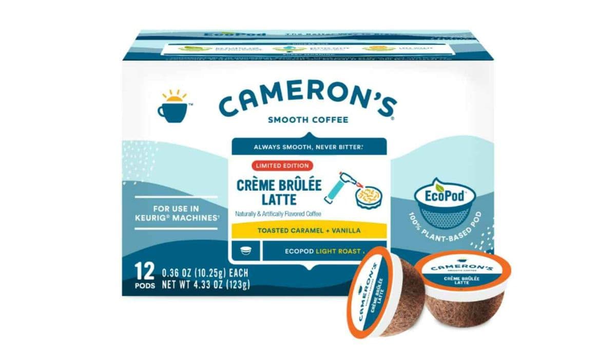 Cameron's Creme Brulee Latte Single Serve Coffee