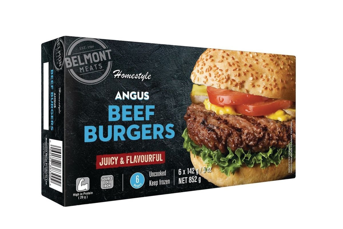 Belmont Angus Beef Homestyle Burgers