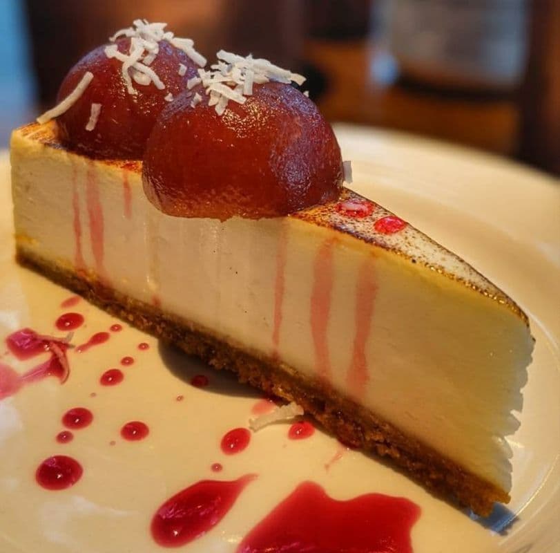 Gulab Jamun Cheesecake