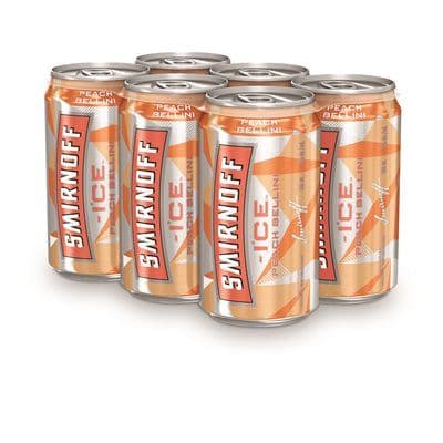 Smirnoff Peach Bellini (6 Pack)