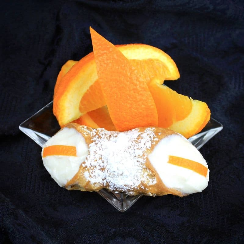 Traditional Orange Cannoli