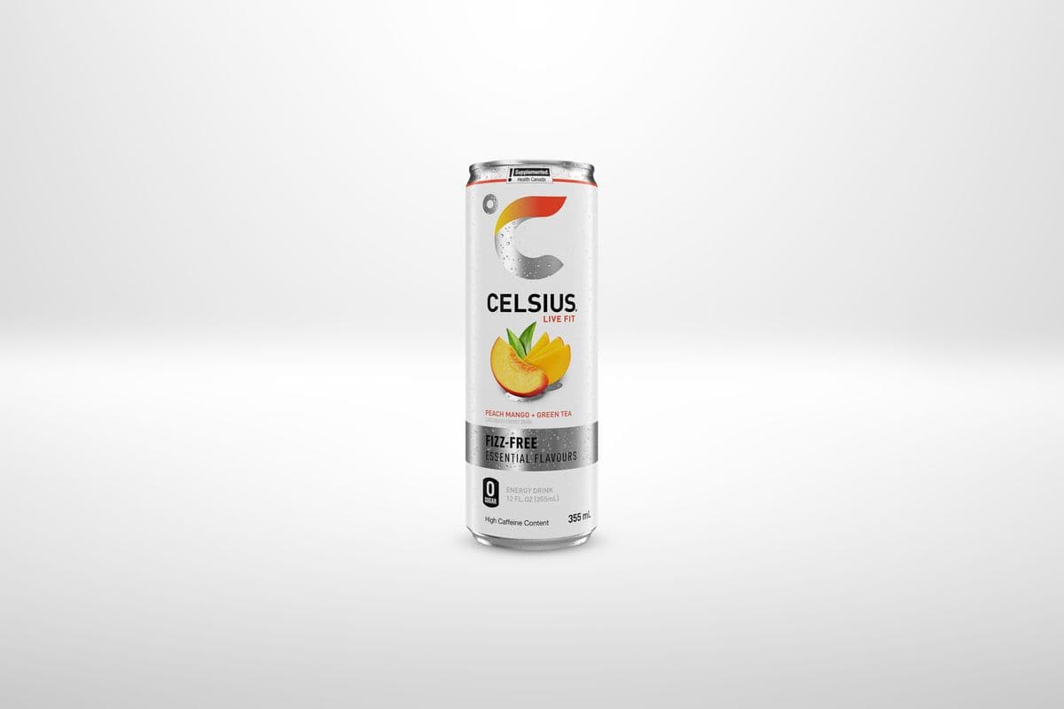 Celsius Peach Mango Green Tea (355 ml)