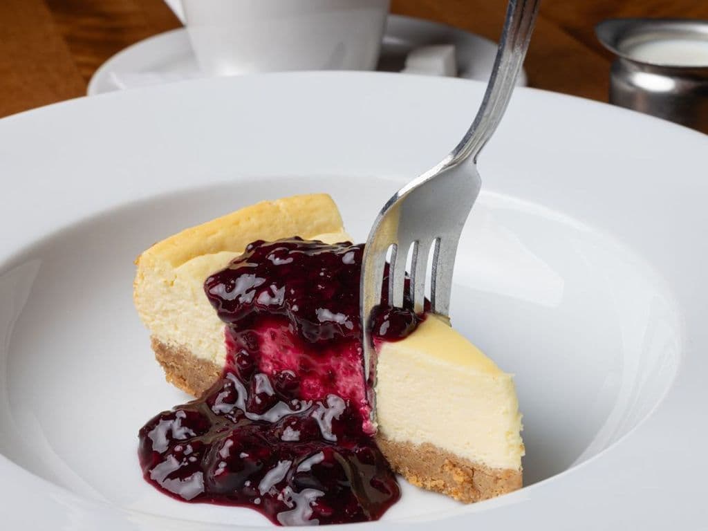 Gâteau au fromage style new-yorkais / New York-style cheesecake