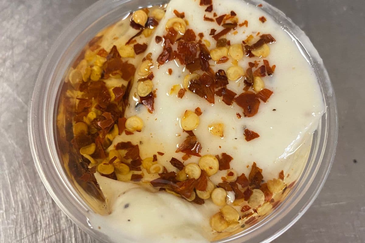Spicy creamy garlic