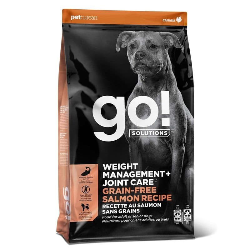 Petcurean Go! Solutions Weight Management + Joint Care Dry Dog Food, Salmon