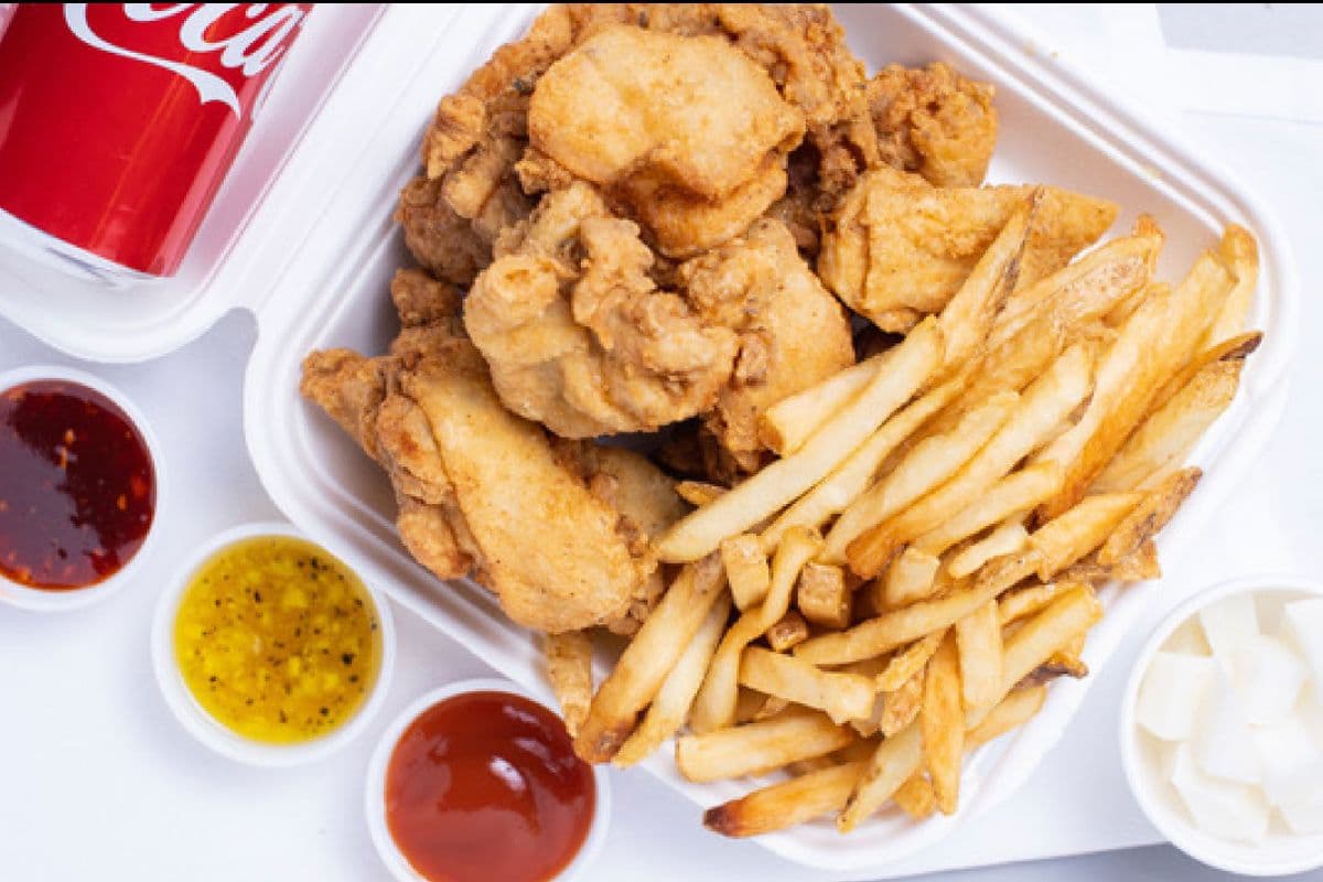 Crispy Fried Chicken with Fries (12pcs)