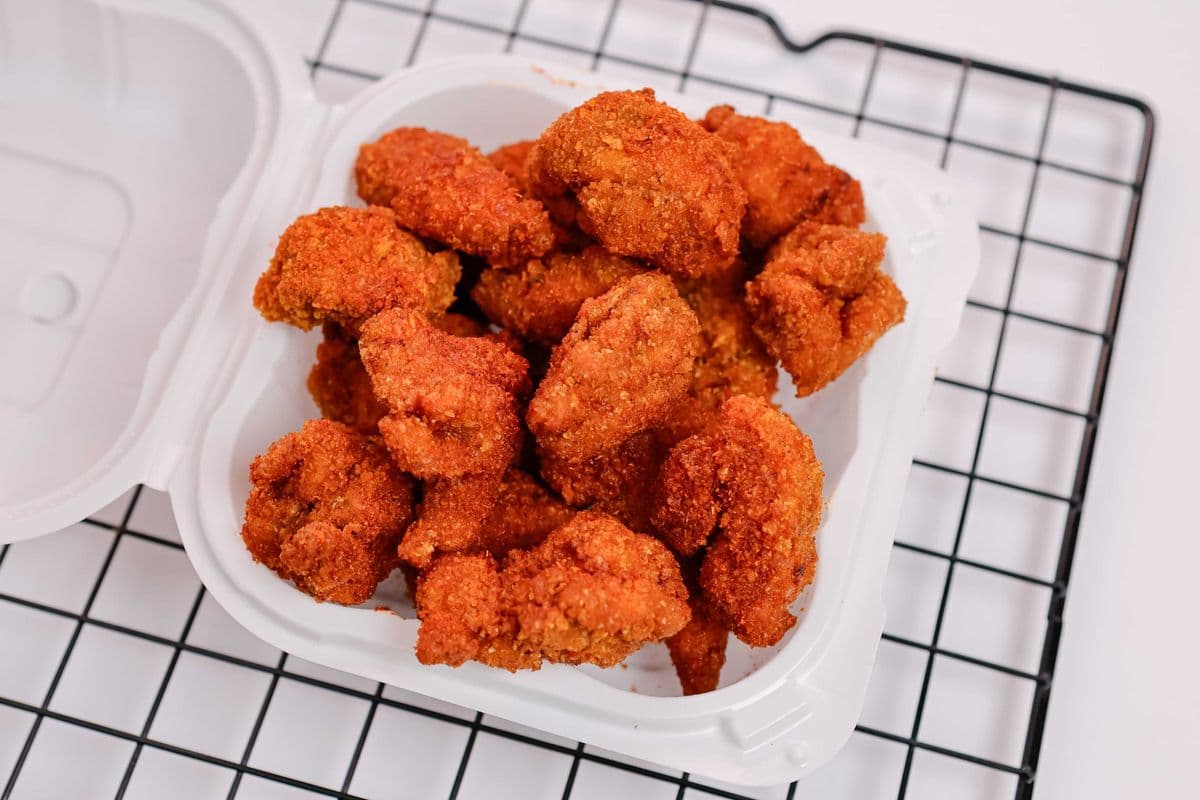 Chicken Pop with a dip