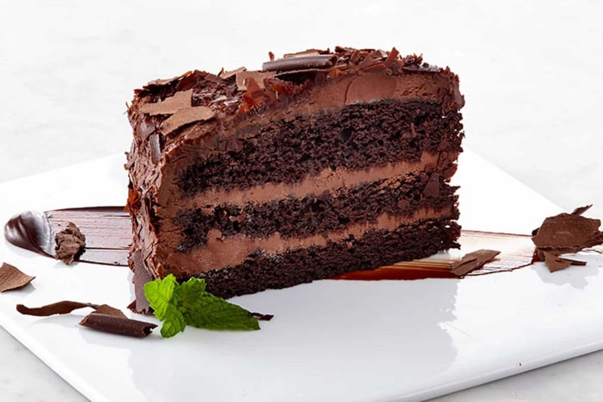 Three Layer Old Fashion Chocolate Cake