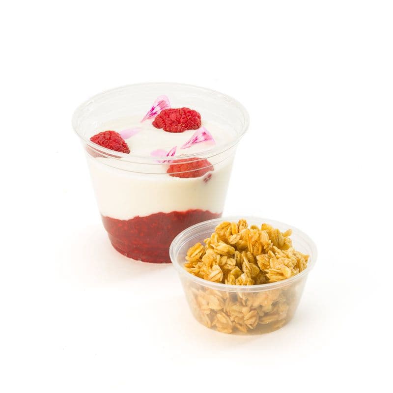 Parfait aux petits fruits au yogourt