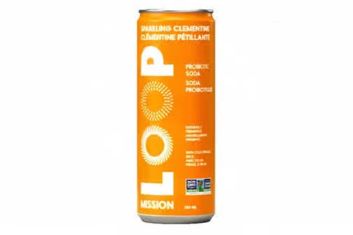 LOOP Sparkling Clementine Probiotic Soda