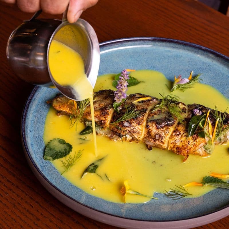 Coconut Vatan Stuffed Whole Branzino