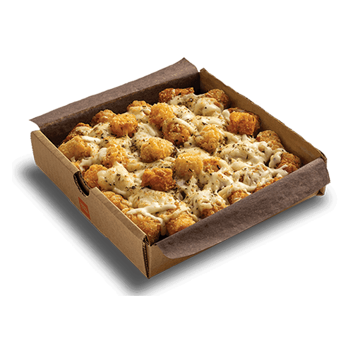 Creamy Garlic and Cheese Tots