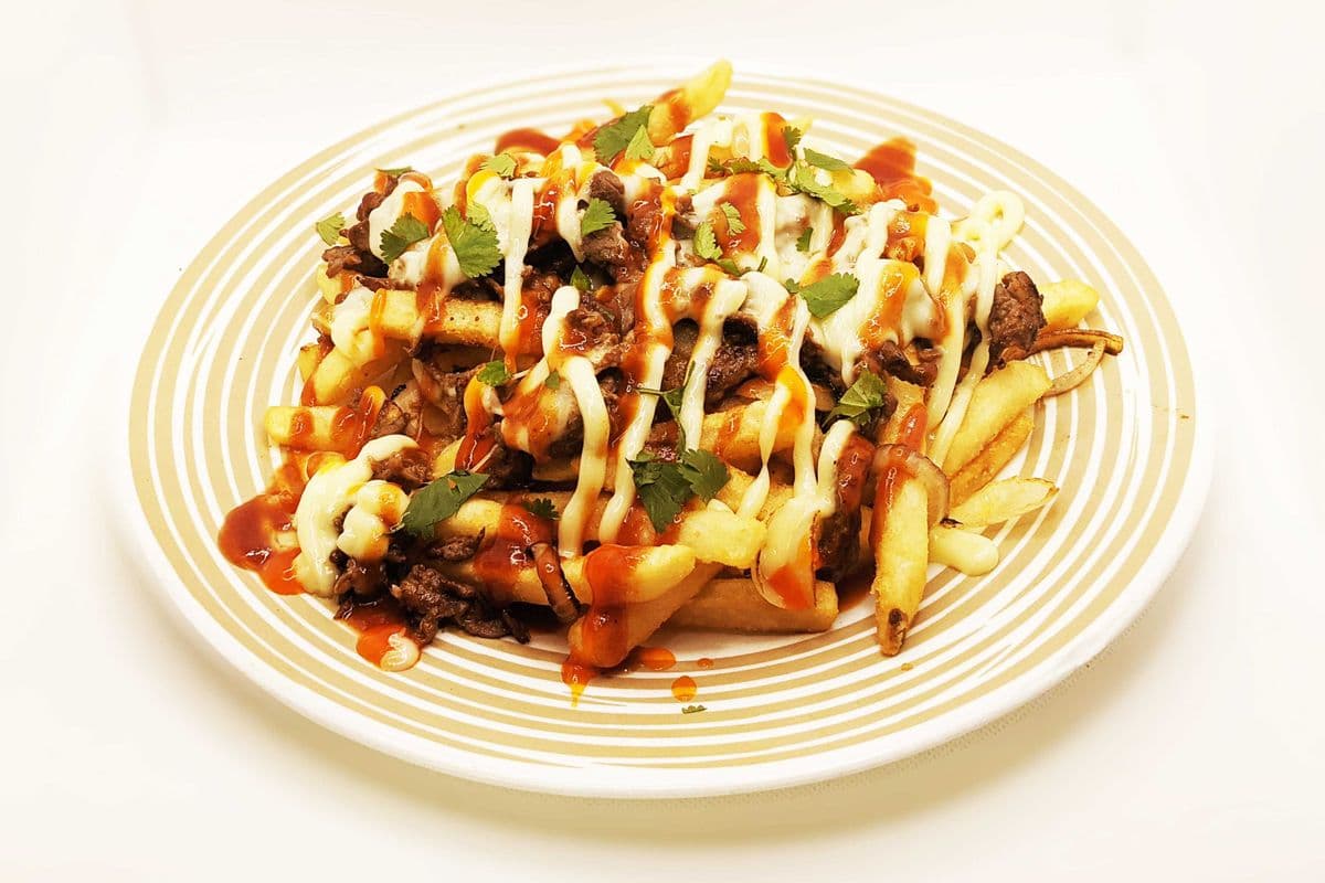 French Fries Cheese Sauce Beef