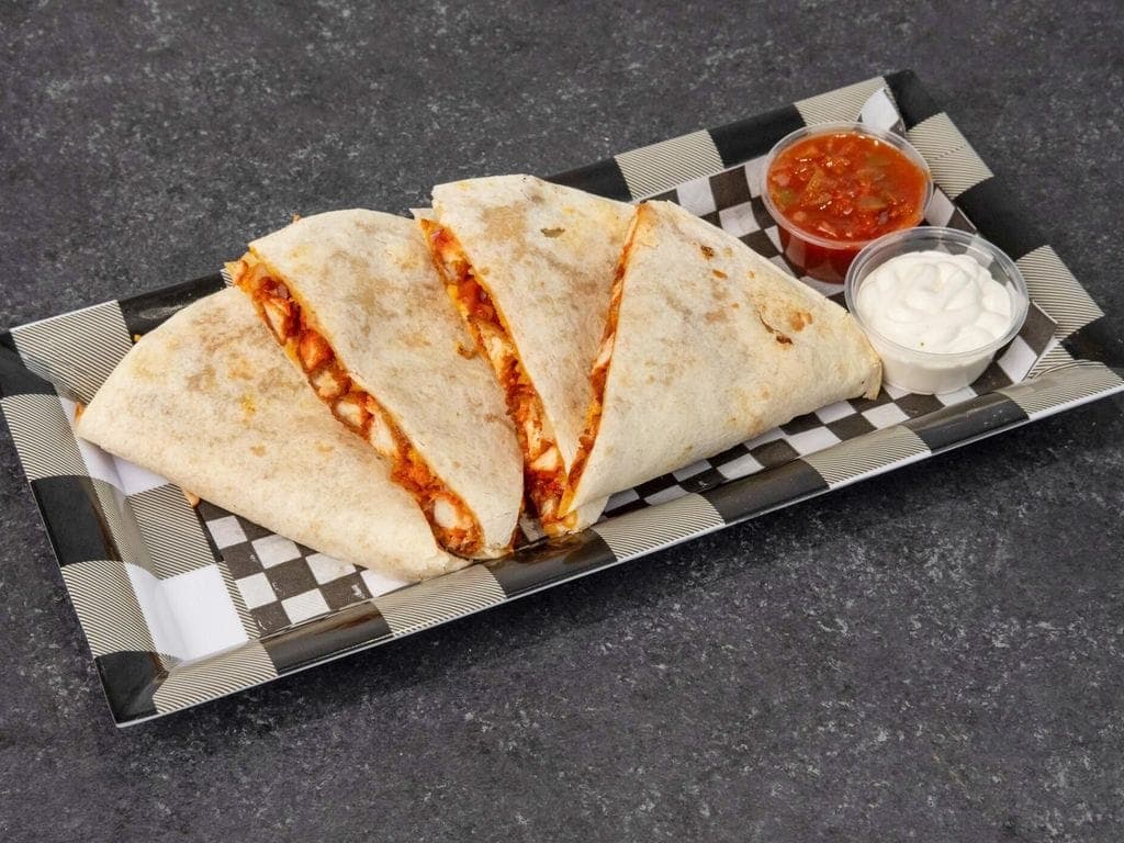 Spicy BBQ Chicken Quesadilla