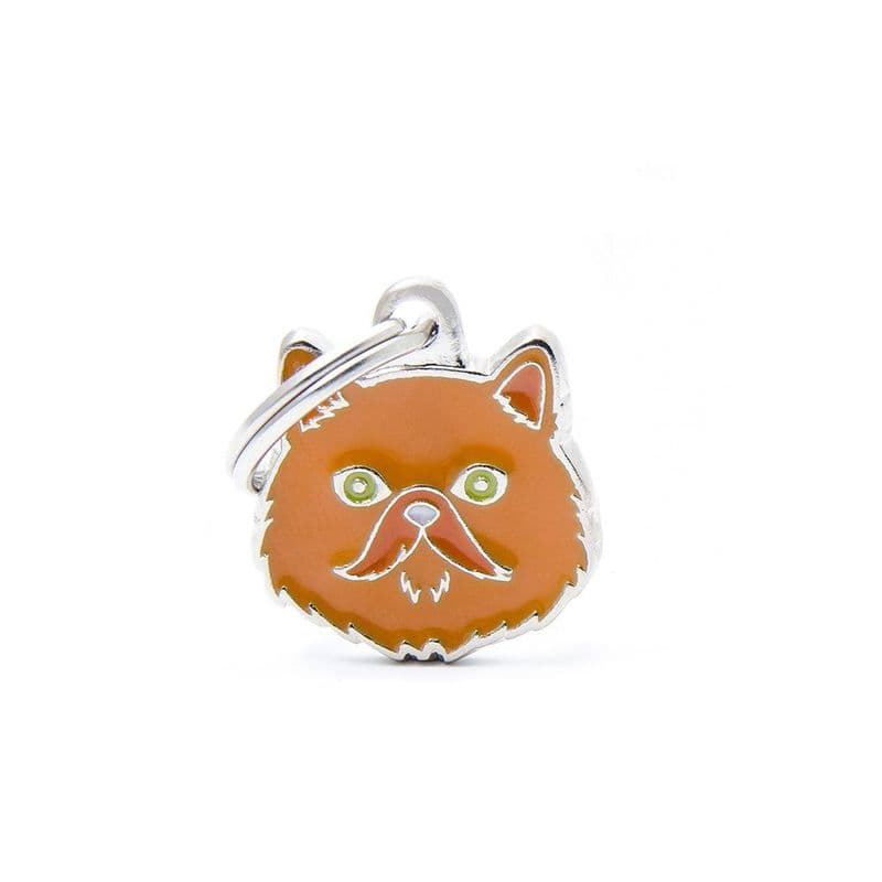 MyFamily Red Persian Engraved Tag