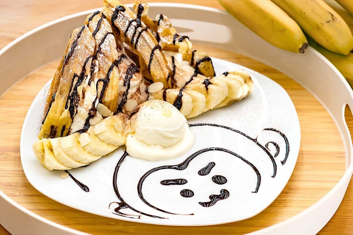Choco-Banana Waffle