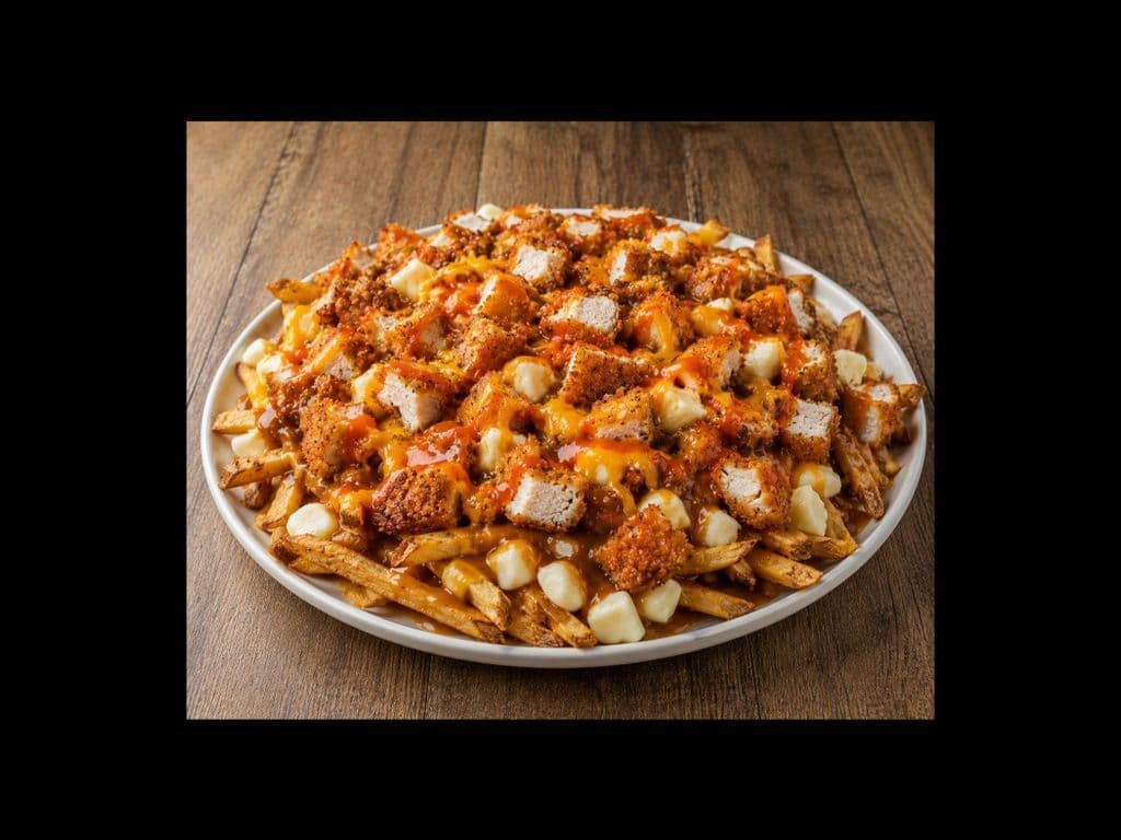 *POUTINE POULET BUFFALO