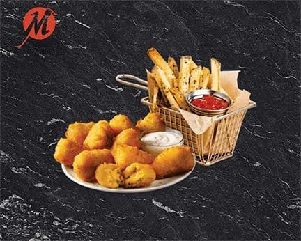 6 Jalapeno Bites with Fries