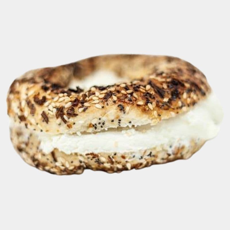 Fromage à la crème léger sur bagel / Light Cream Cheese on Bagel