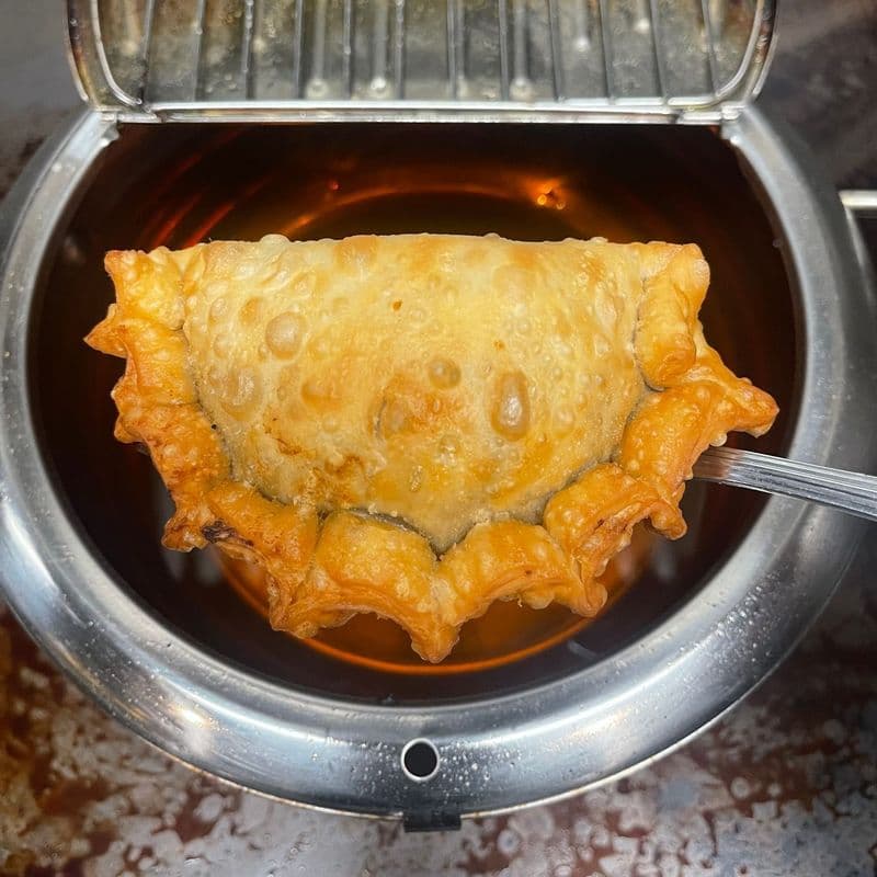Cheese Curds Samosa Turnovers