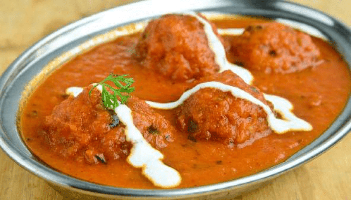 Malai Kofta & a butter naan