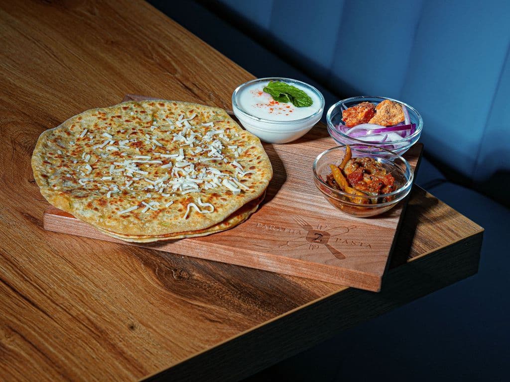 SPICY CHEESE PARATHA