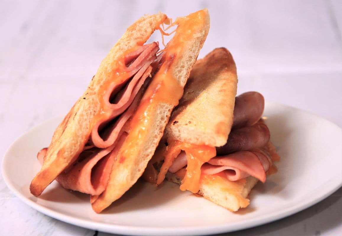Grilled Cheese & Ham Sandwich