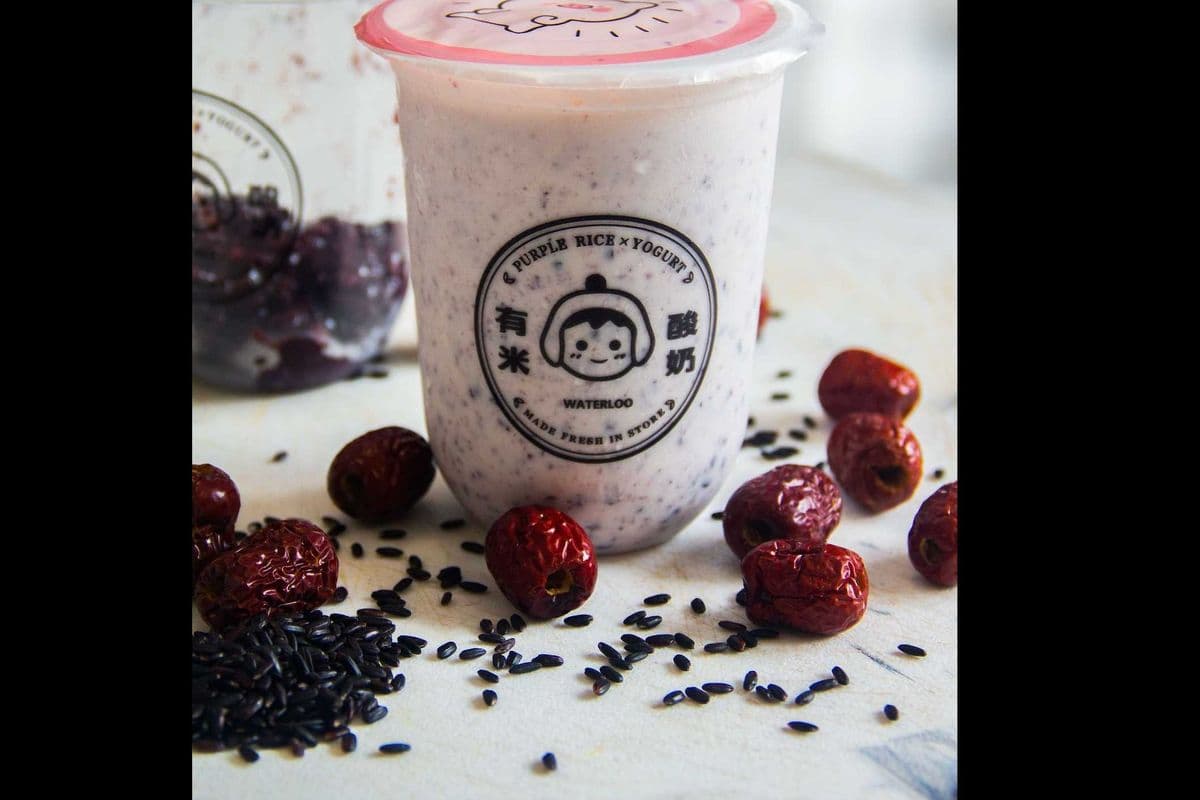E2. Jujube Purple Rice Yogurt