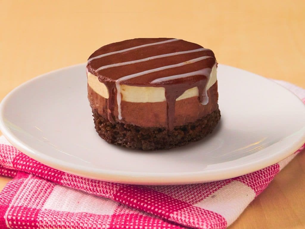 Mini Triple Chocolate Mousse Cake
