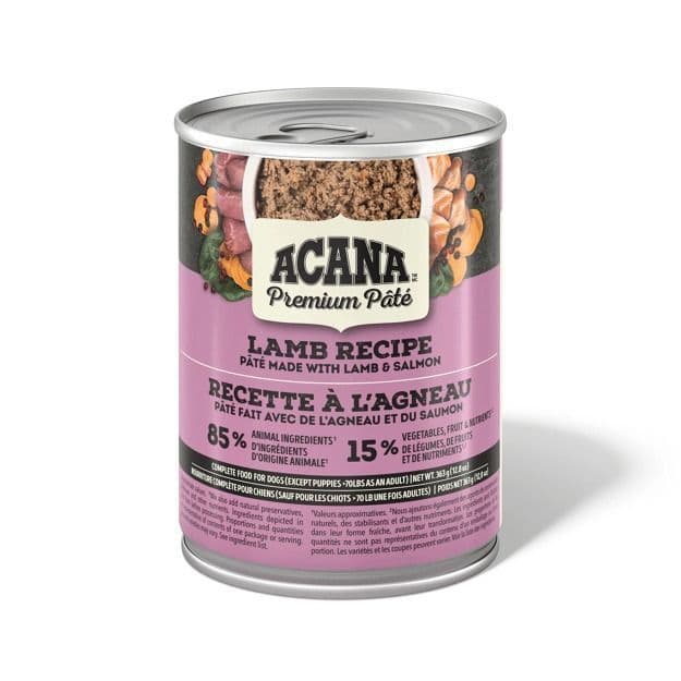 Acana Premium Pate Wet Dog Food Lamb Recipe 363 g