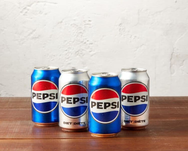 4 Canned Pepsi Drinks