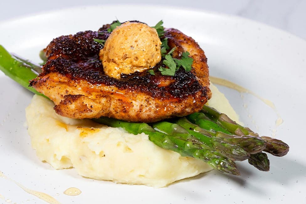 Honey glazed cajun chicken