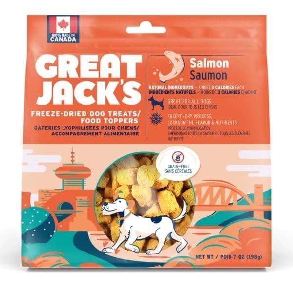 Great Jacks Freeze Dried Raw Salmon 198 g