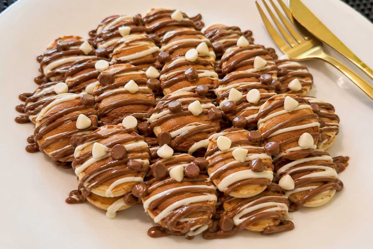 Chocolate Mini Pancakes