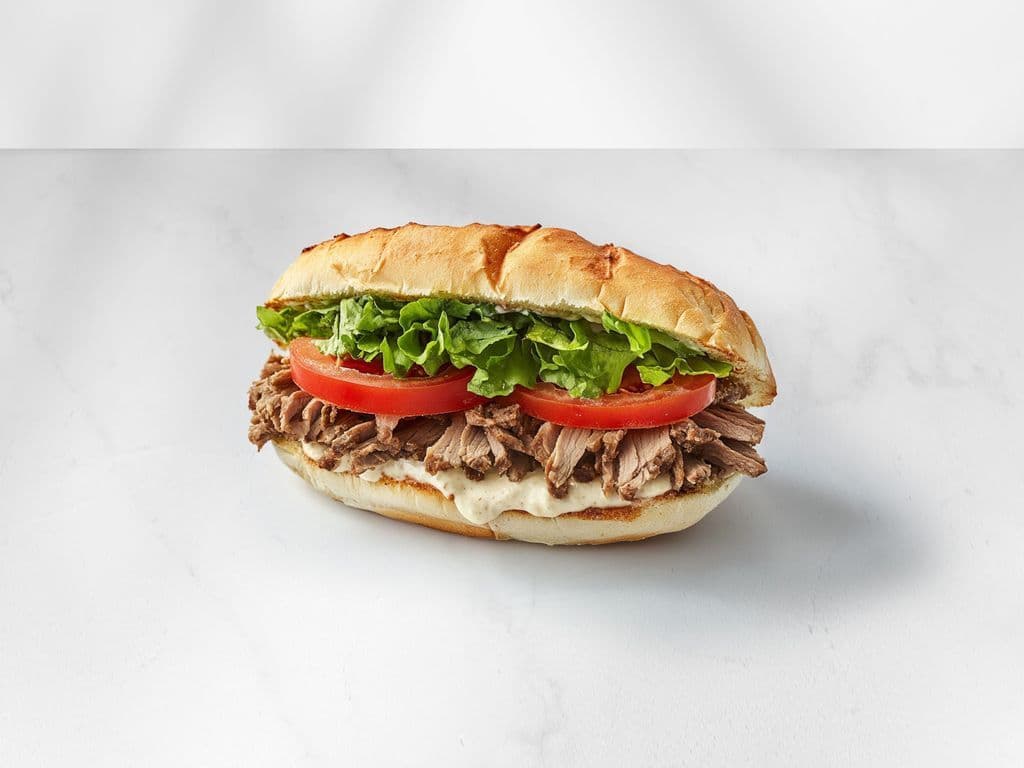 Beef Shawarma (Doner) Sandwich