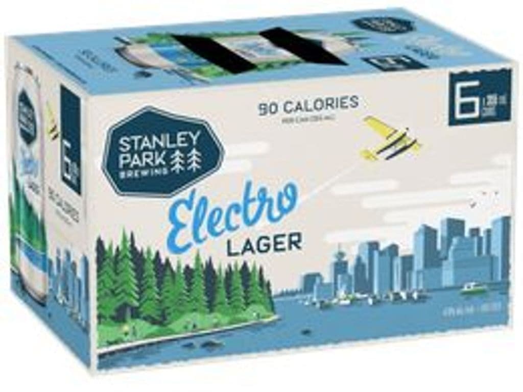 Stanley Park Brewing Electro Lager Cans (355 ml x 6 ct)