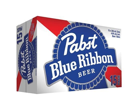 PABST BLUE RIBBON (15 CANS X 355ML)