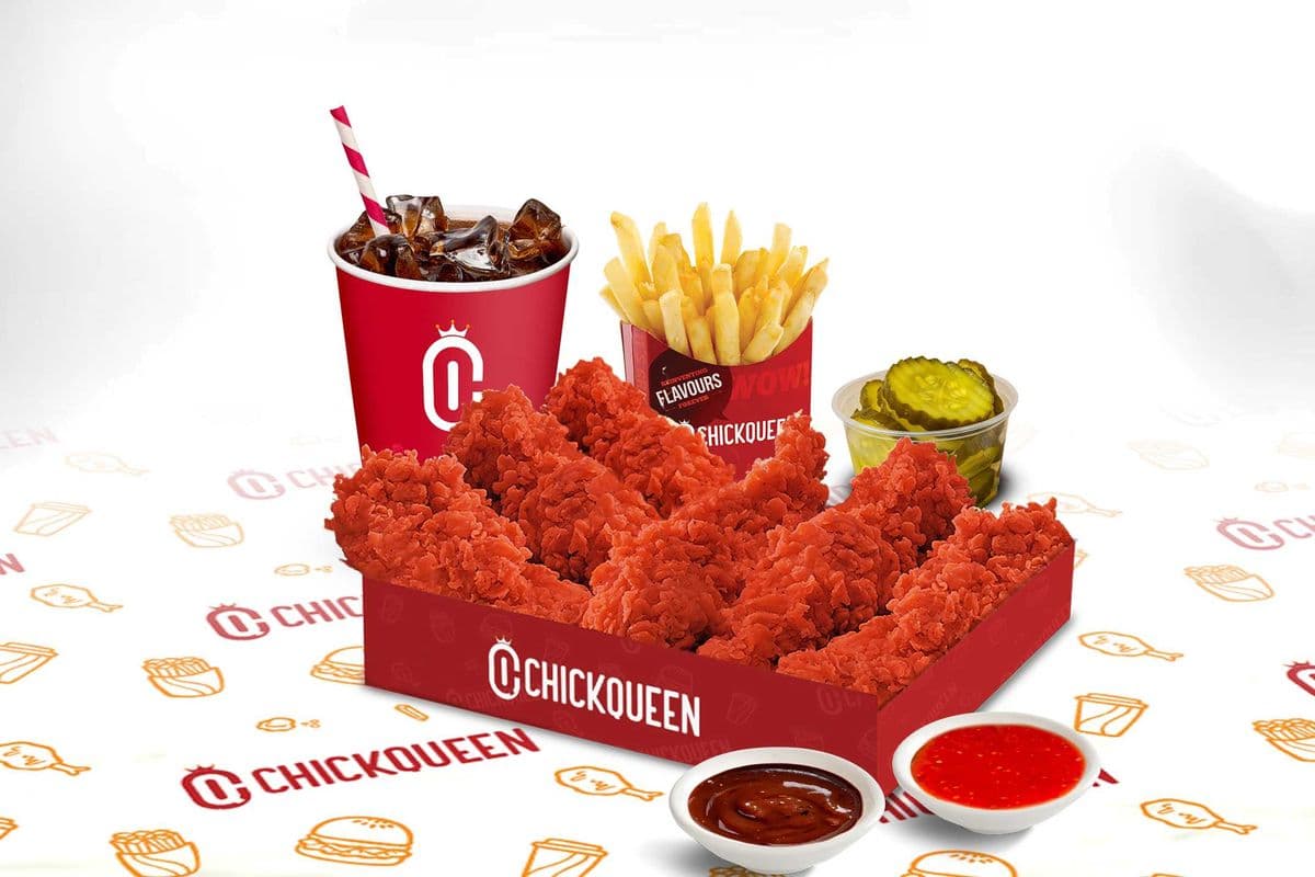 6 Pcs Nashville Chicken Tenders Combo (Fries & Drink)