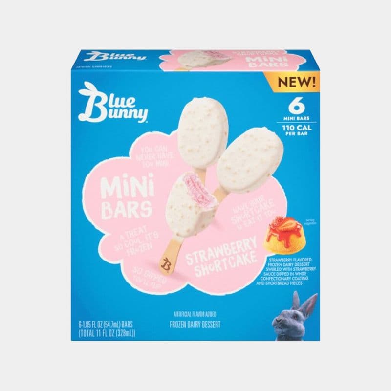 Blue Bunny Strawberry Shortcake Bar