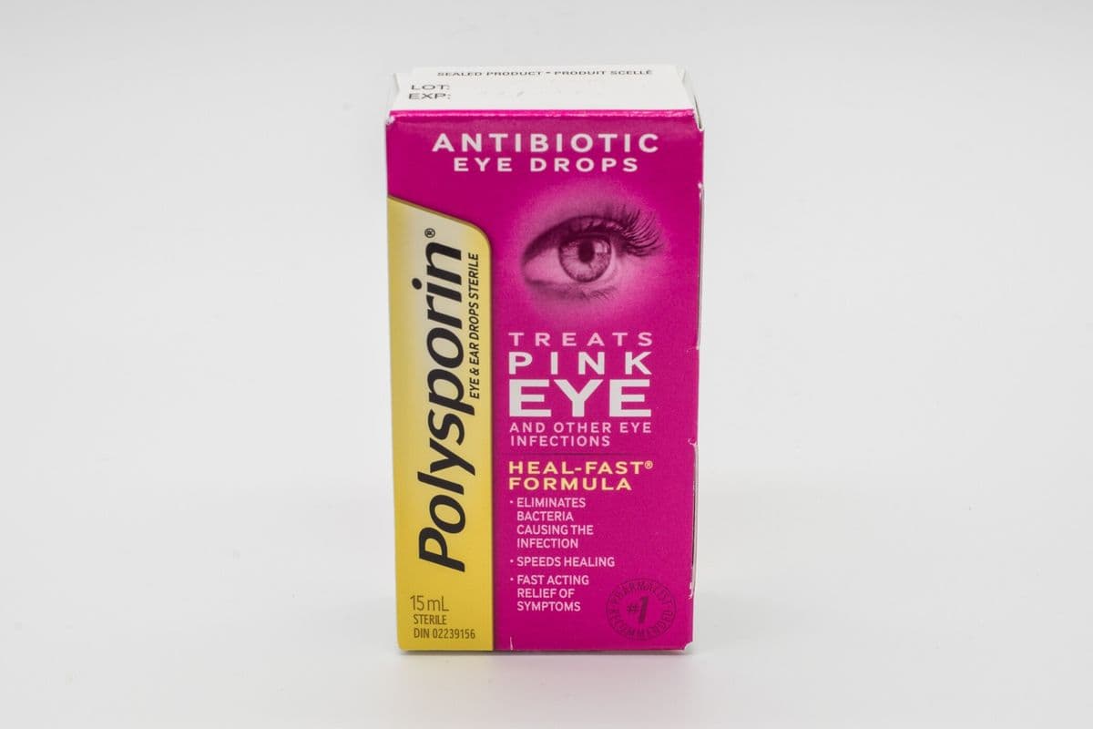 Polysporin Pink Eye Drops (Antibiotic) (15 ml)