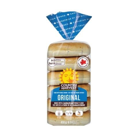Country Harvest Bagel Original 6ct
