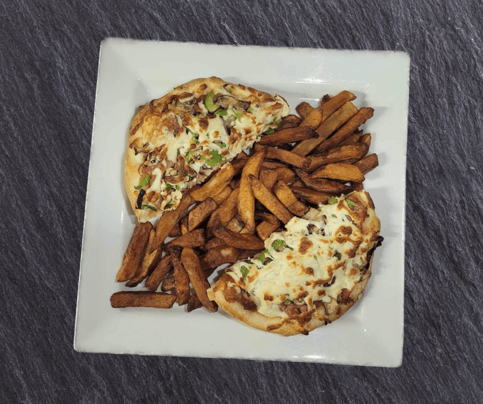 Pizza et frites