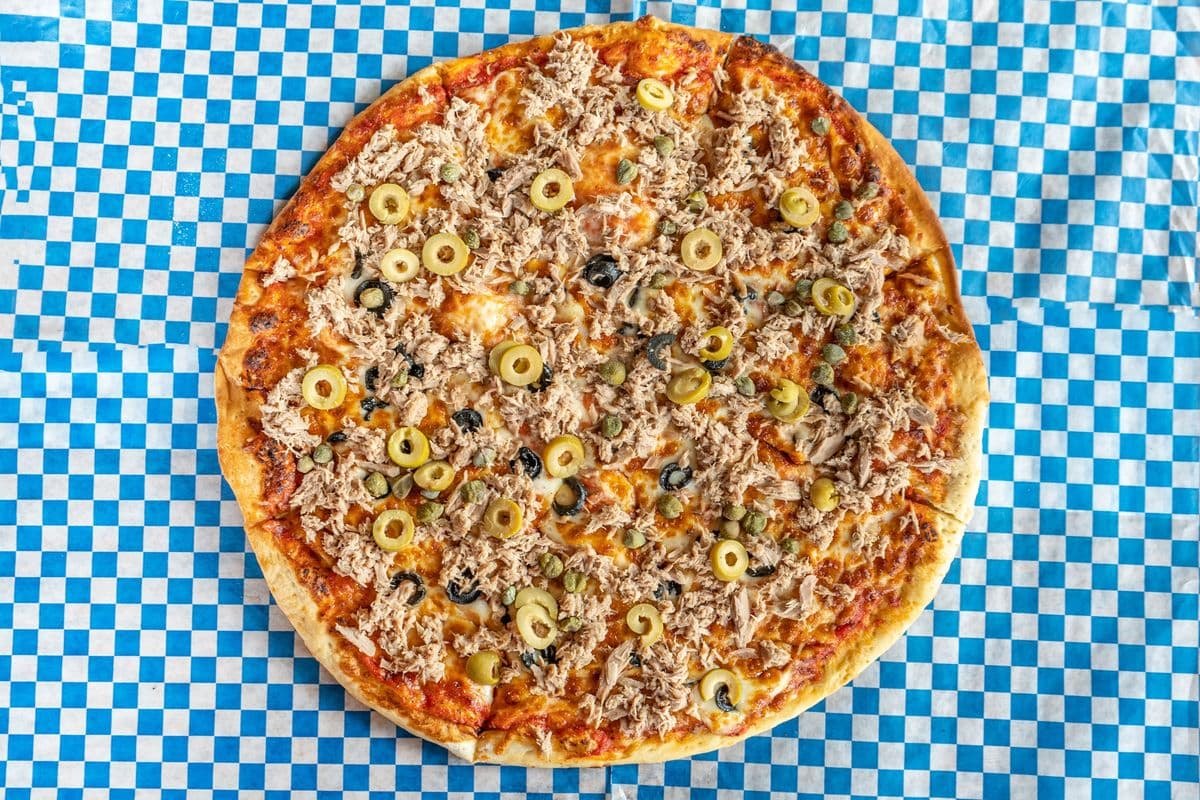 Pizza large au thon