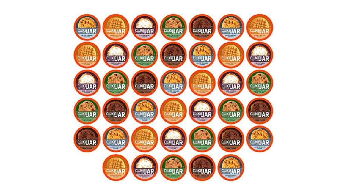 Cookie Jar Flavoured Variety Pack Single Serve Coffee,