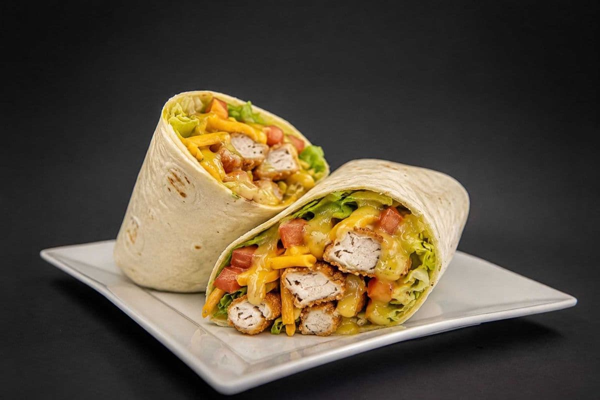 5. Honey Mustard Crispy Chicken Wrap